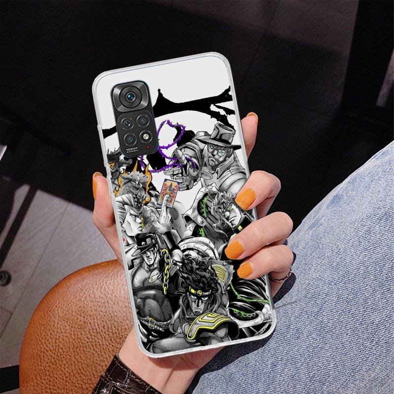 JoJo's Bizarre Adventure Stardust Crusaders Phone Case For Xiaomi Redmi Note 15 14 13 12S 12 11 Pro Plus 14S 11S 11E 10 10S 11T
