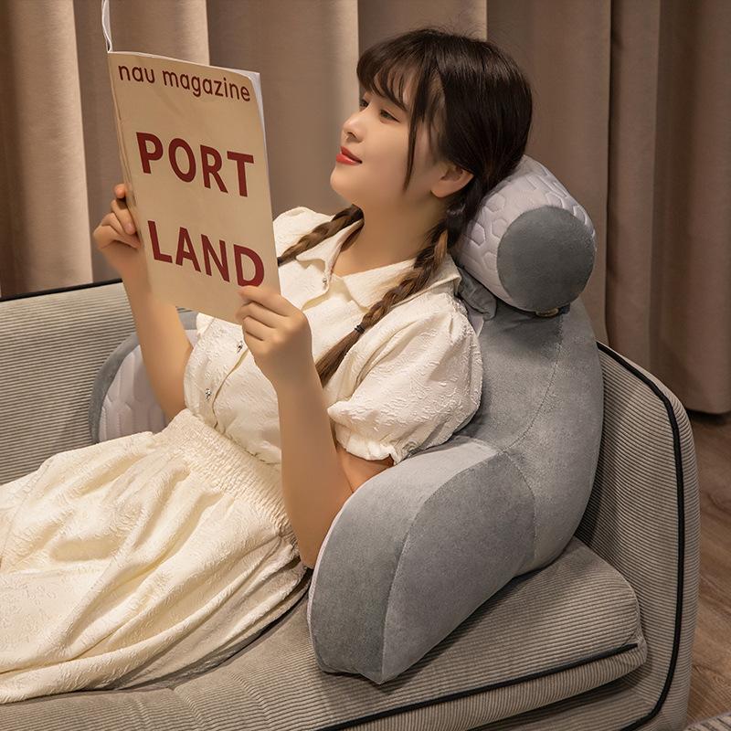Bedside Waist Cushion,latex Ice Silk Pillow Cushion,students Dormitory Bed Reading Sedentary Waist,sofa Comfortable Backrest