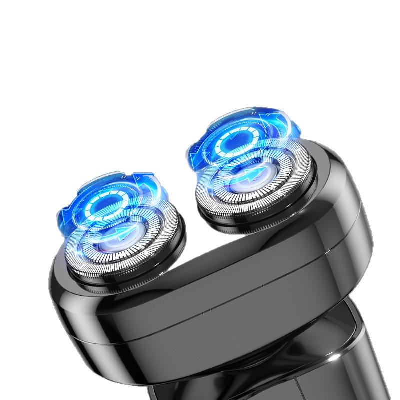 Portable Dual Head Alloy Electric Shaver for Men, Smart & Silent, Fully Washable