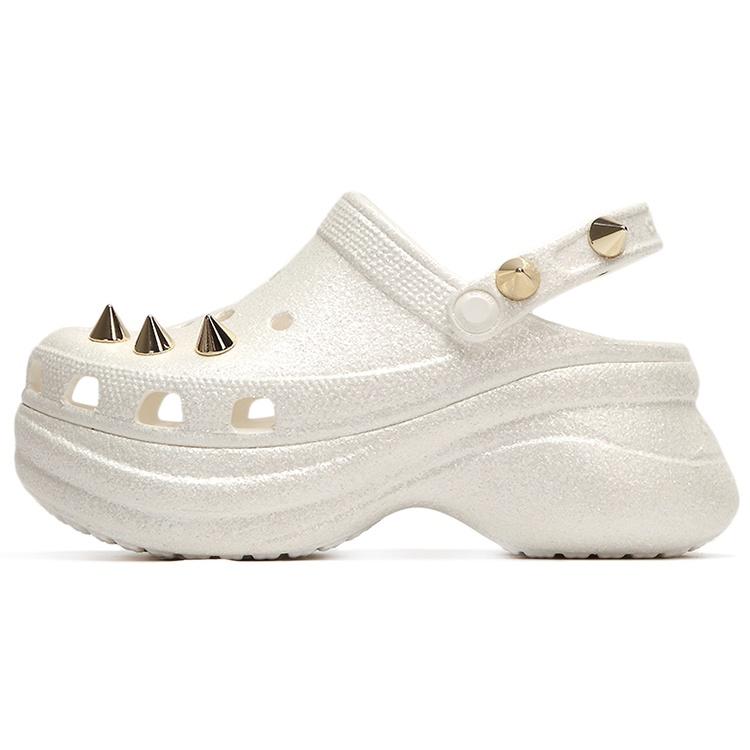 (WMNS) Crocs Outdoor Beach Sports Slippers White Women s 206783-100 EU 34-35
