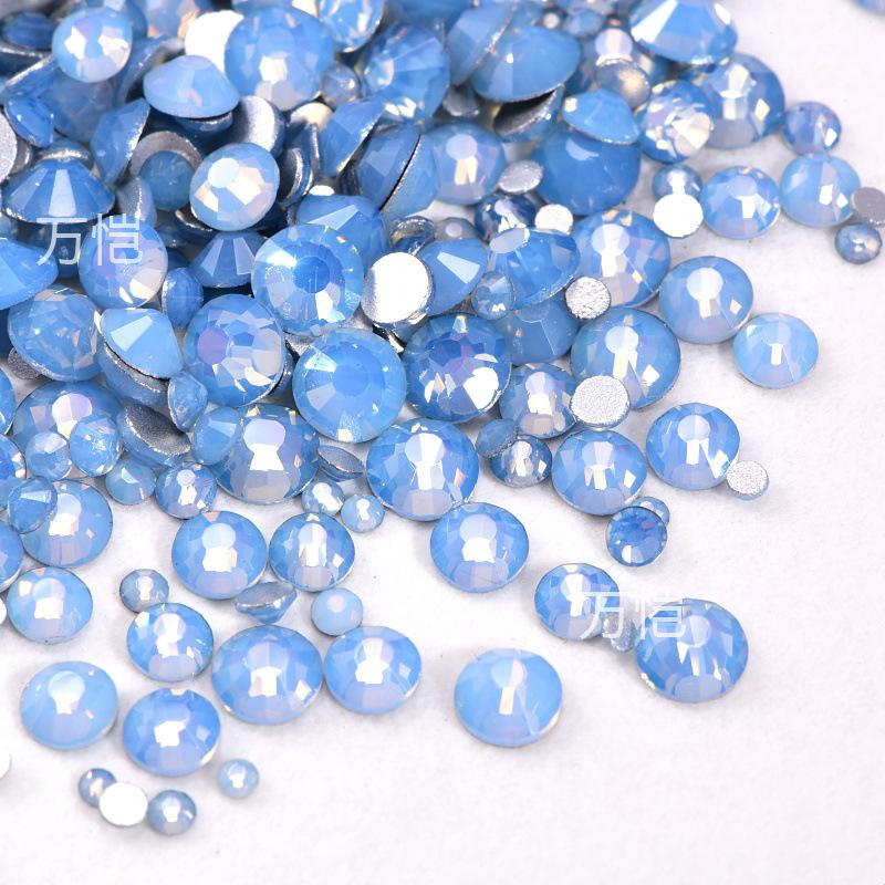 Ss3-Ss16 Mixed Size Flat Bottom Drill, Mobile Phone Case Diy Sticker Diamond Crystal Glass, Creative Nail Art Jewelry Accessories