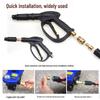 High-Pressure Water Gun Quick Connector for Car Washer, Pipe Cleaning Machine, Copper Accessories