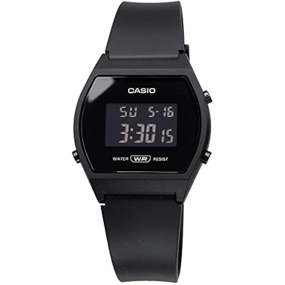 [Casio] CASIO Standard Digital Women's & Girls' Watch LW-204-1B (No Gift Box) Black Inverted LCD ...
