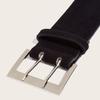 Trendy Suede Leather Wide Belt Maillard Styles Business Waist Strap Pin Buckle Waistband  Gifts