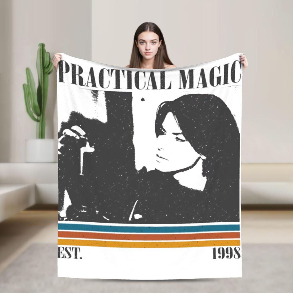 Practical Magic Sandra Bullock Blankets Wool Awesome Breathable Throw Blanket For Bedspread Winter