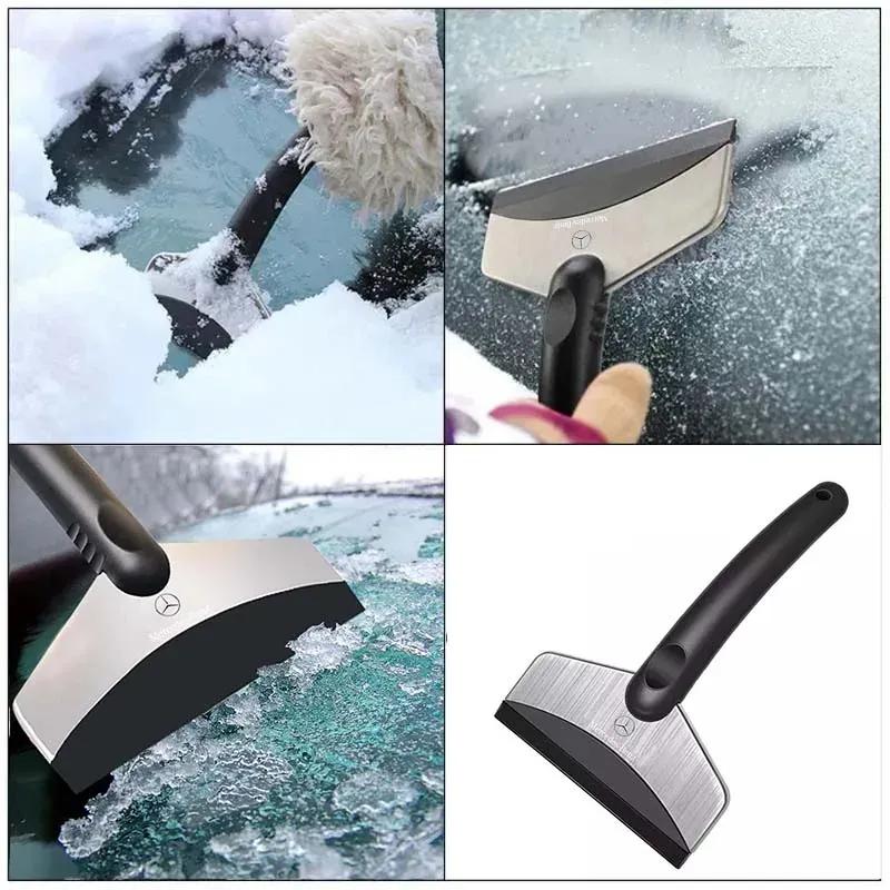 Car Snow Brush Cleaning Shovel Glass Ice Scrapers Tool Accessories For Mercedes Benz AMG GLC C CLA GLA W205 W211 W213 W212 W204