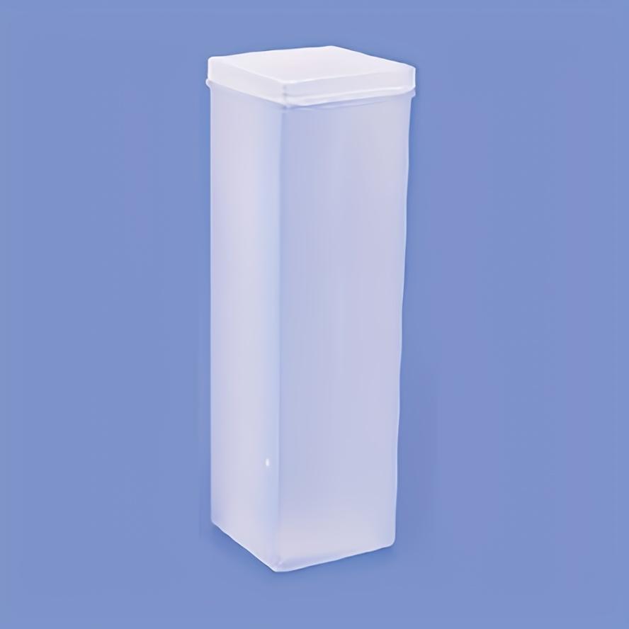 Contenitore Rettangolare Trasparente Sigillato per Alimenti con Coperchio a Ribalta - Scatola Organizzatrice in Plastica Riutilizzabile per Cucina, Adatto per Pasta, Biscotti, Snack
