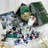 BTS Conjunto de Caixa de Presente "GOLDEN" de Jung Kook, Coleção de Mercadorias de Idol Kpop, Cartões Lomo, Suporte de Acrílico, Chaveiro, Adesivos, Cordão, Presente Perfeito para Army