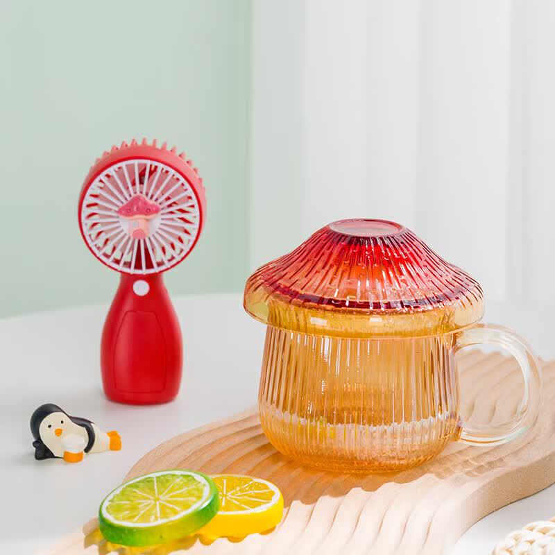 Wuzuo Lucky Mushroom Glass Cup 3-Piece Set