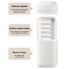 Soap Bar Holder Dish Container Leak-proof Universal Fit Detachable Portable Travel Size Soap Case with Lid