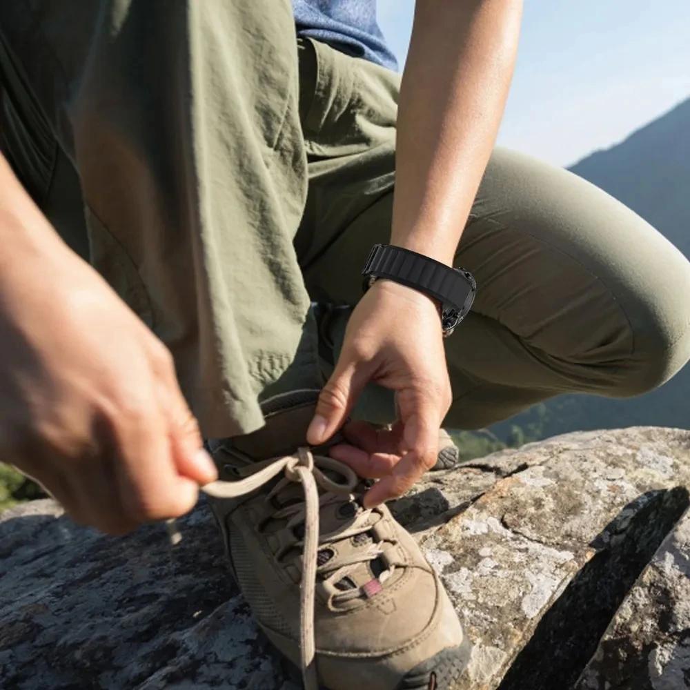 Quick Fit 22mm 26mm Outdoor Sports Woven Nylon Watch Band For Garmin Fenix 7 7X 6 6X 5X Plus/Epix Pro Gen 2/TACTIX/965 955 Strap