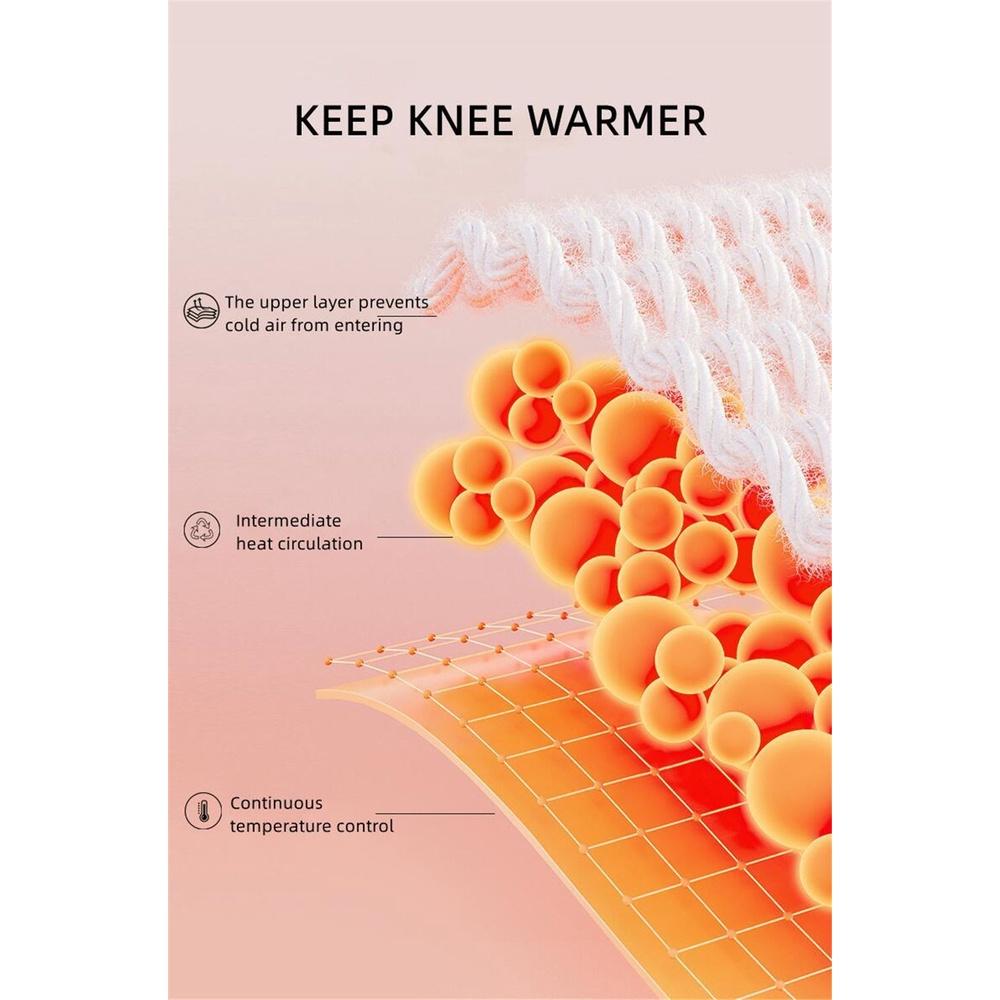 1 Pair Cashmere Knee Pads Men Women Stretchy Knit Knee Warmer Support Brace Wrap Compression Sleeves Kneepads Cold Protective Gear