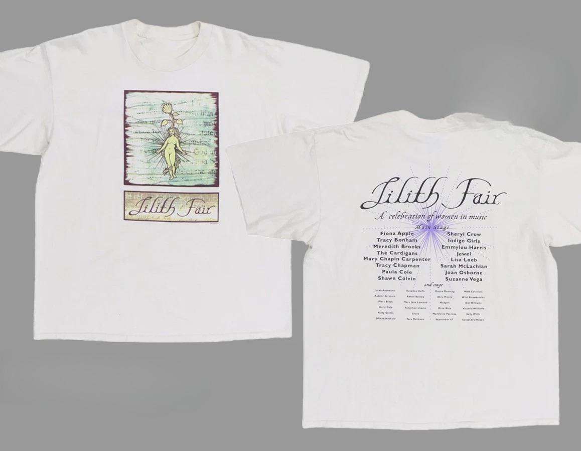 

1997 Lilith Fair Concert Double Sided T-Shirt High-end Luxury Is for Both Men and Women Top 2025 Summer Hot Sale 4XL
