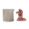 Kerzen-Silikonform Langlebig 3D Meerjungfrauen Duftkerzen-Harzform Gips-Dekorationen Form DIY Gips Aromatherapie
