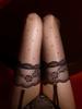 Fashion Stocking Sets With Garters Sexy Lace Sheer Transparent Detachable Lingerie Pantyhose Vintage Elegant Oil Shiny Stocking