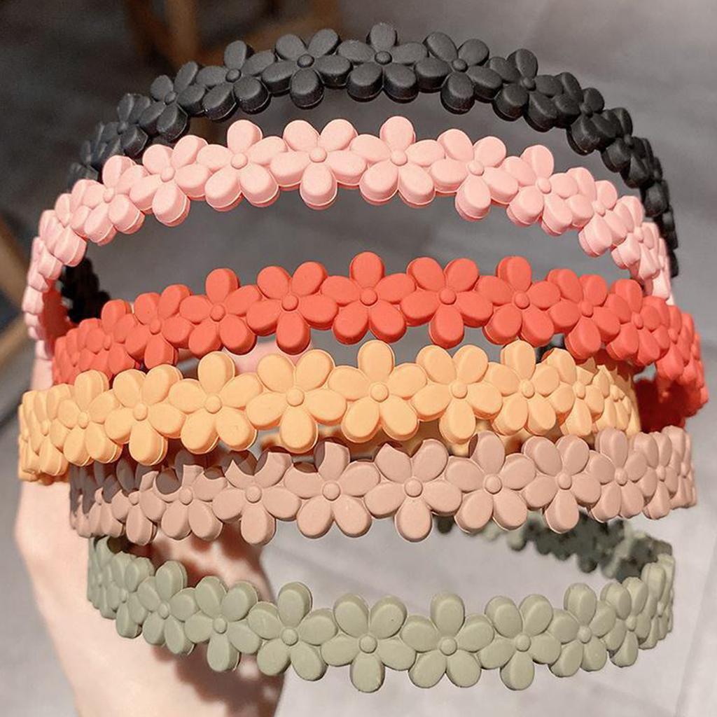 New Fashion Headband All-match Cute Non-slip Flower Hairbands For Women Girl Clamp Sweet Hair Accessorie Headwear