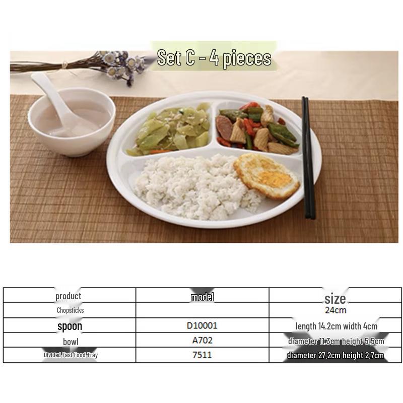 

Jijun Melamine Divided Canteen Trays