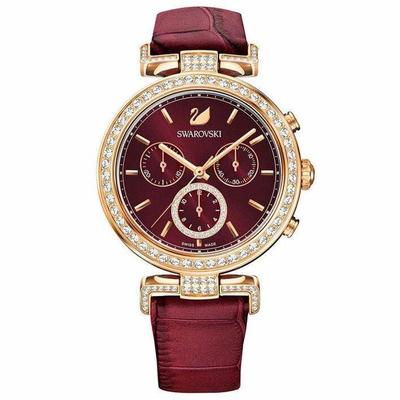 5416701 Dámské hodinky Era Journey Dark Red Rose-Gold Tone PVD