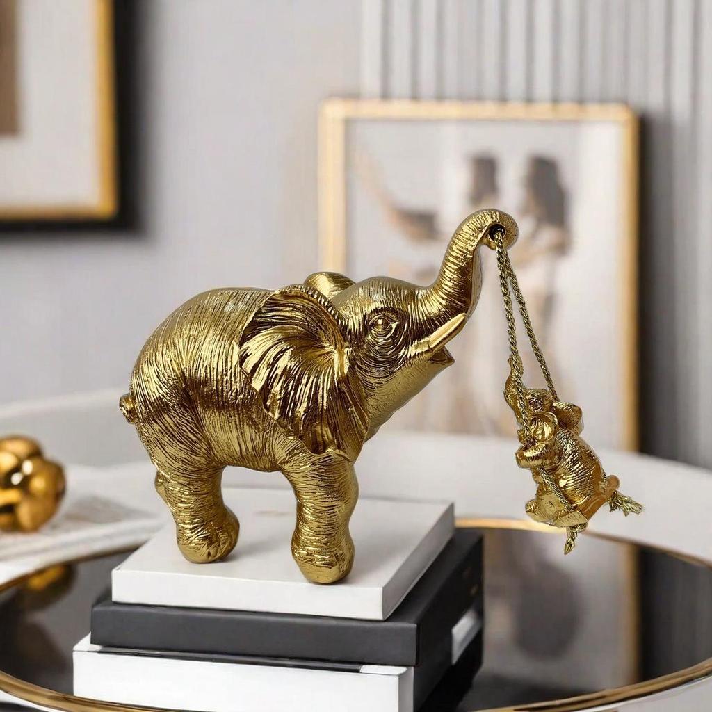 Elephant Ornament for Mother's and Baby's Room - Autumn Collection