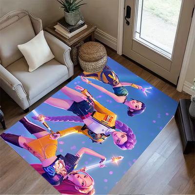 Huntrix: Future Area Rug Design for Game Room Outdoor Dining Room Decorate Room Antislip Carpet Decorate Offices Perfect Gift for Women/Men
