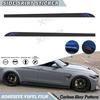 Carbon Fiber Texture Side Door Skirt Sticker For BMW 3 4 5 Series E90 E91 E60