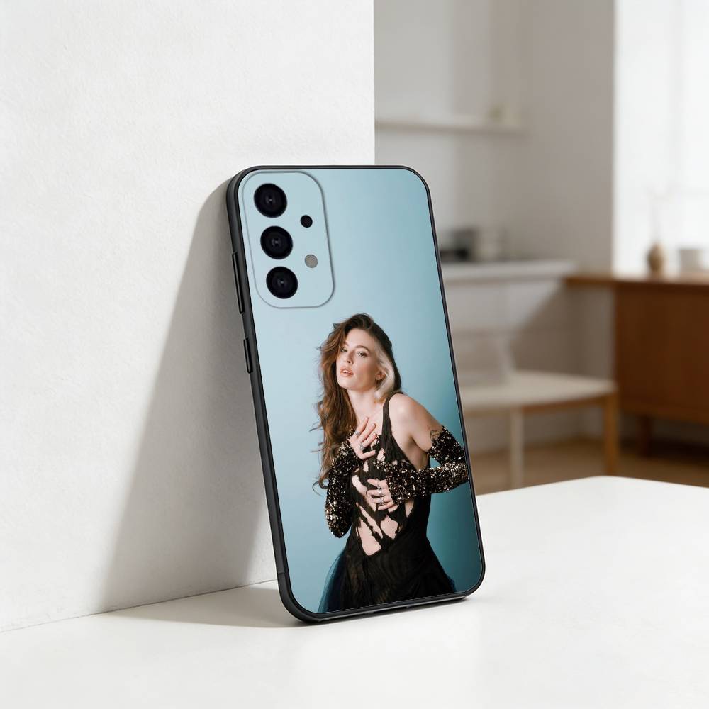 Singer Cari Fletcher Phone Case For Samsung S25,24,23,22,30,21,10,9,Ultra,Plus,Lite Soft Black Case