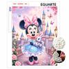 Disney Pearl Art Painting Home Wall Decor Minnie Mouse Pearl Gemstone Painting Picture Crafts Adult/Beginner Gift Creative Home Decor Unframed