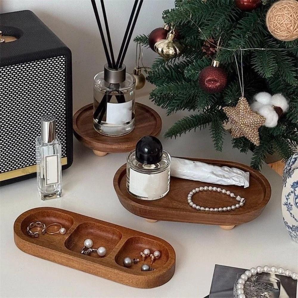 Bracelet Jewelry Display Stand Necklace Jewelry Holder Simple Wooden Jewelry Tray  Gift
