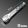 Meat Food Clips Stainless Steel Food Clamp 7/9/12 Inch Steak Tongs Creativity Salad Bread Clamp