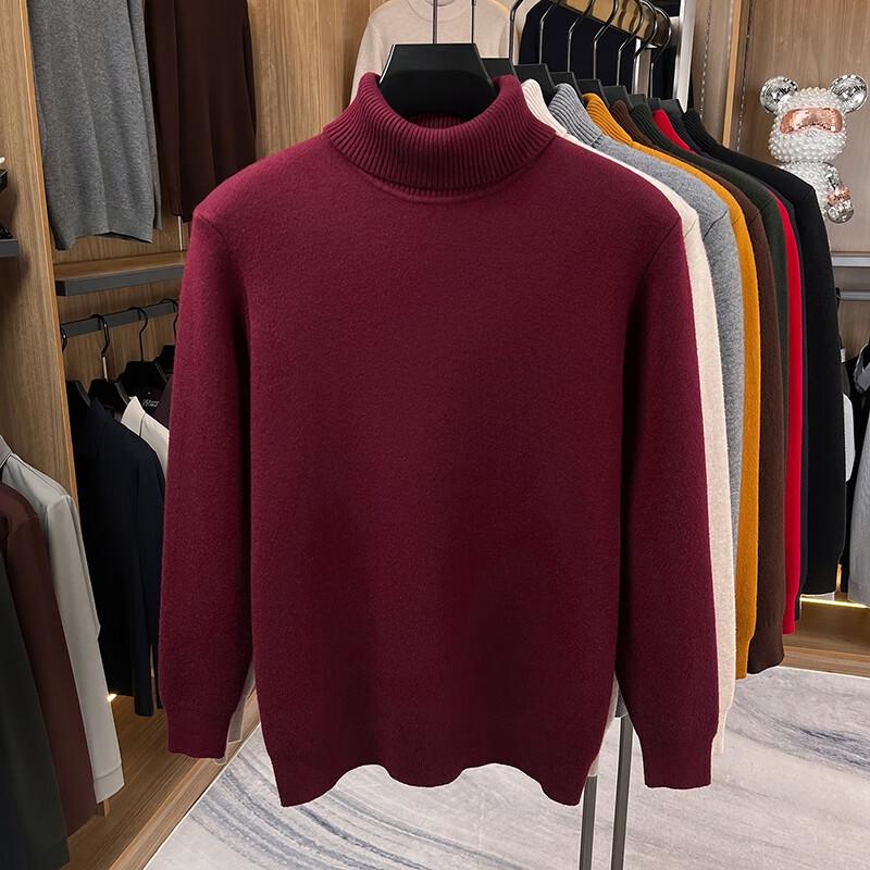 Men's Thickened Plush-Lined Turtleneck Sweater YTMTST6871