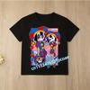 Children Short Sleeve T Shirts The Amazing Digital Circus Anime Cartoon Print Cotton Top Boys Girls Summer Casual Crew Neck Tees