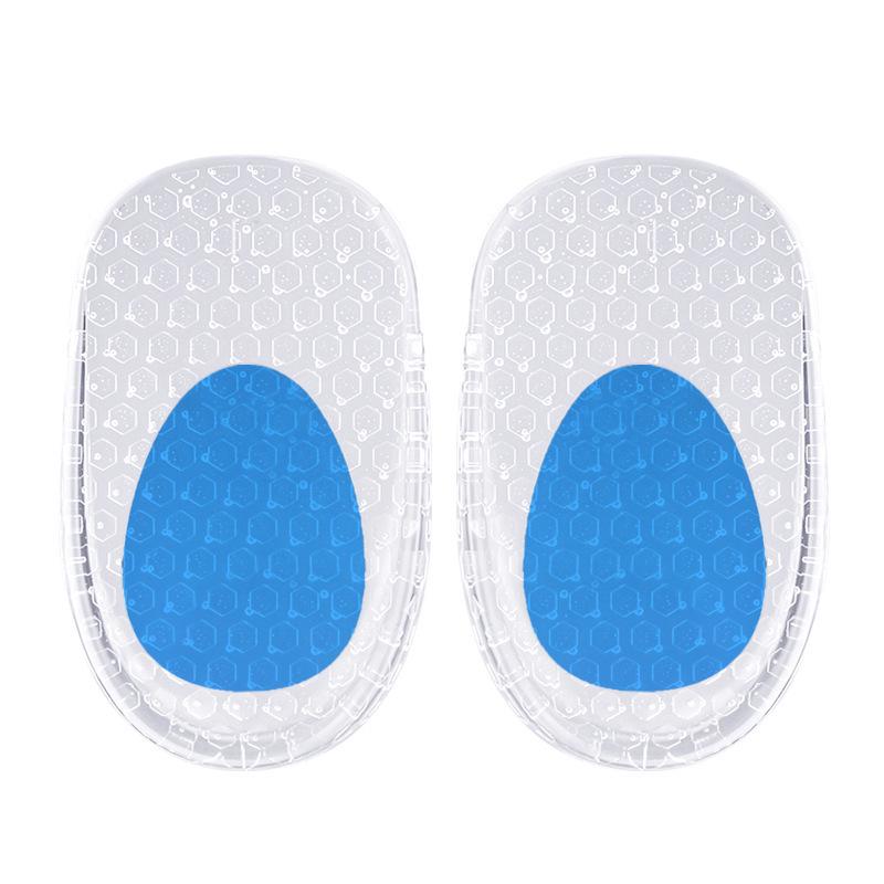 Амортизирующая гелевая чашечка для пятки с сотовой структурой: Мягкая самоклеящаяся U-образная подушечка для спорта
