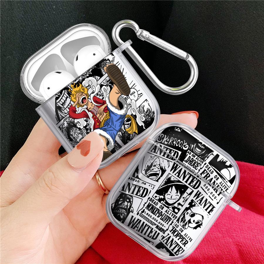 Ones Pieces Fashion Case For Airpods 3 Pro 4 Pro2 1 2 Pro3 Clear Earphone Cases Cover
