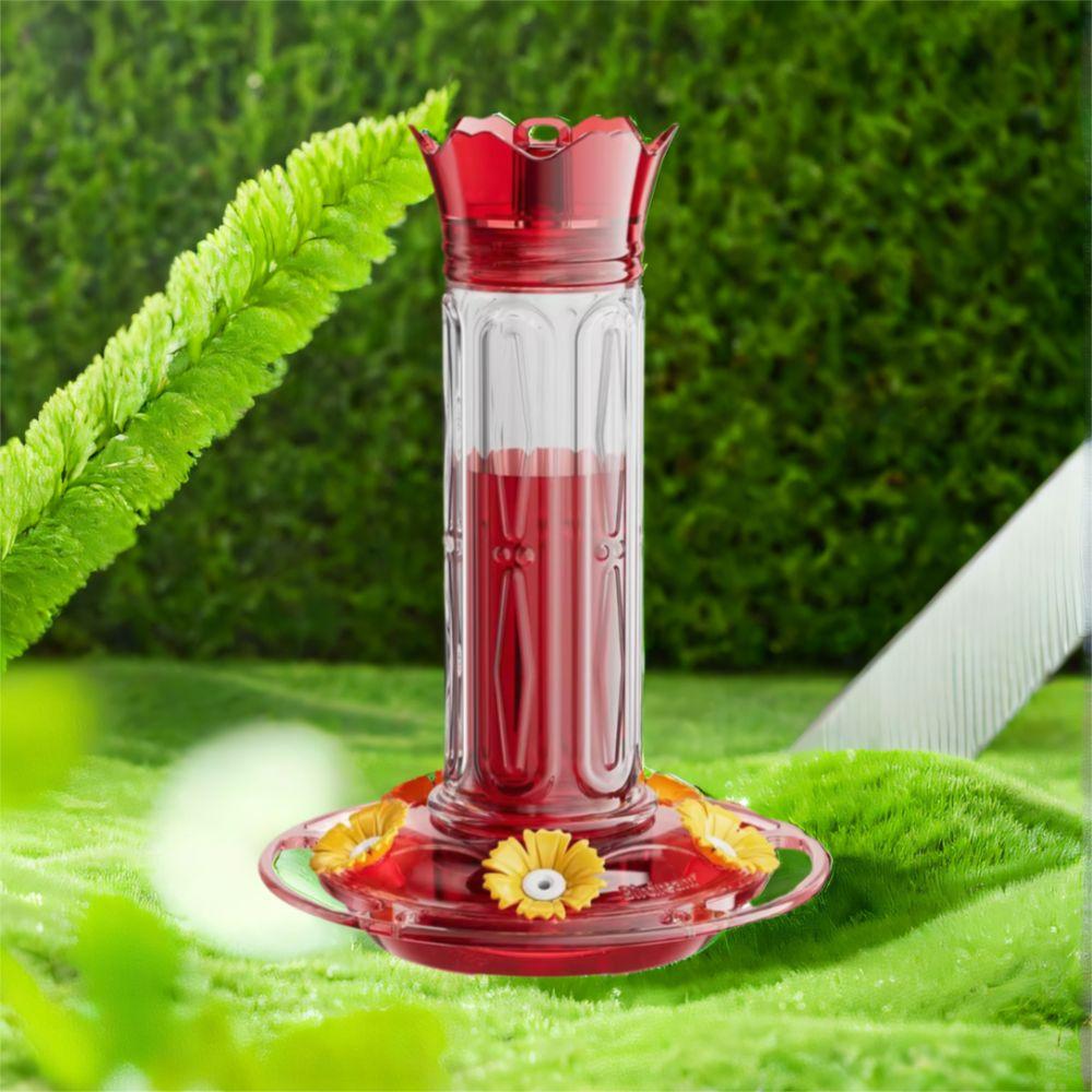 Hanging Hummingbird Feeder Plastic Hummingbird Drinker Bird Drinking Fountain Bird Feeder  Garden