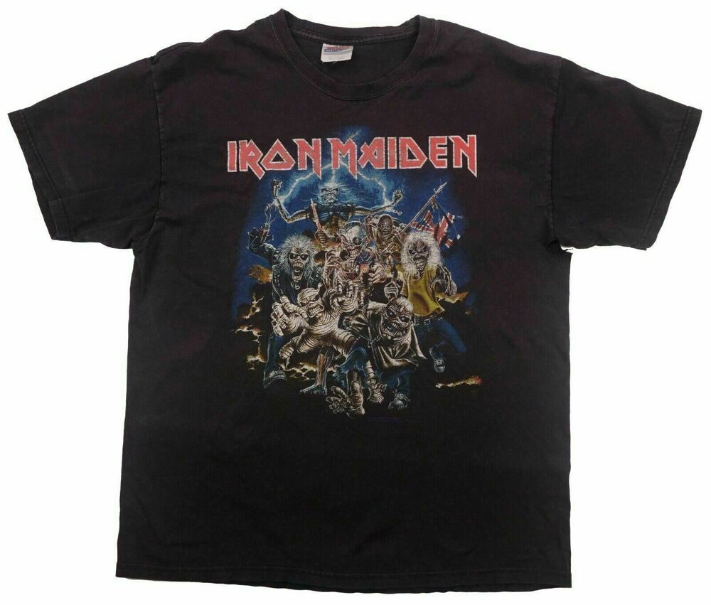 

Винтажная футболка унисекс Iron Maiden Best Of The Beast в стиле хэви-метал Эдди