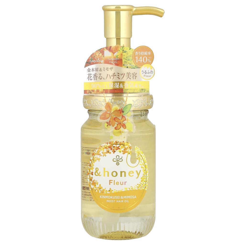 &Honey, Fluur Moist Hair Oil, Garden Fleur Honey, 100Ml(3.4Fl Oz)