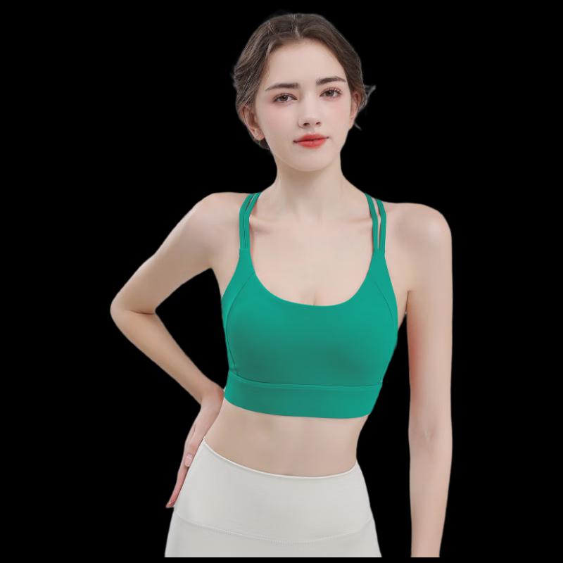 OEING Cross-Back Padded Anti-Shock Sports Bra