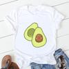 Avocado Funny Women T-Shirts Girl Harajuku Ullzang Graphic Cute Grunge Top Female T Shirt Summer Casual O-Neck Lady Tee Clothing