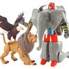 Tiger Eagle Deformation Action Figure Zoo Tiger Model Transformation Toy  Gift for Kids