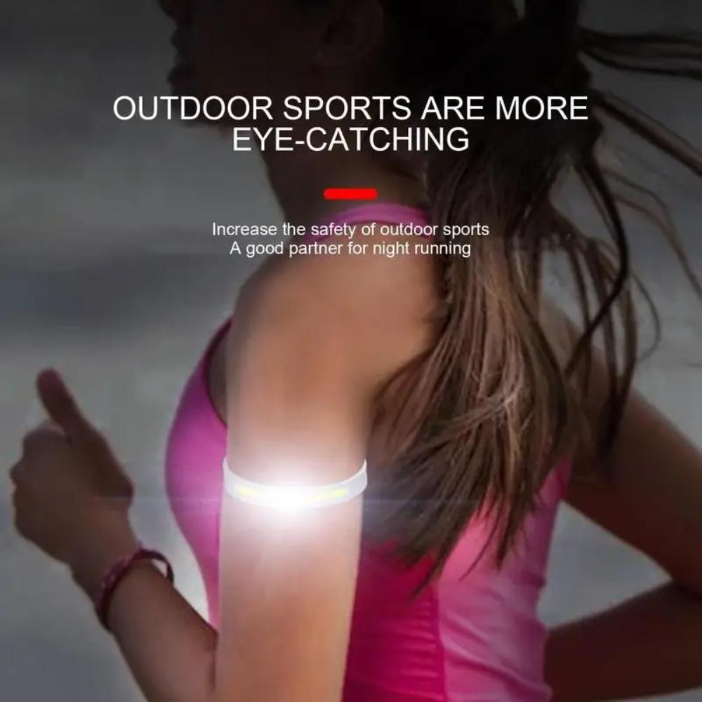 Safe Belt Armband LED Light USB Rechargeable Wristband Cycling Light Night Running Light  Running