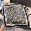 Women's Scarf Hijab Square Headscarf Bandana Handkerchief Silk Scarves Woman Female Windproof Wraps Neckerchief Festival