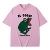 Bad Bunny EL COQUI Rana Stesso Stile Magliette Debi Tirar Mas Fotos Stampa Album Maglietta Uomo Donna Hip Hop Estate Maglietta Oversize