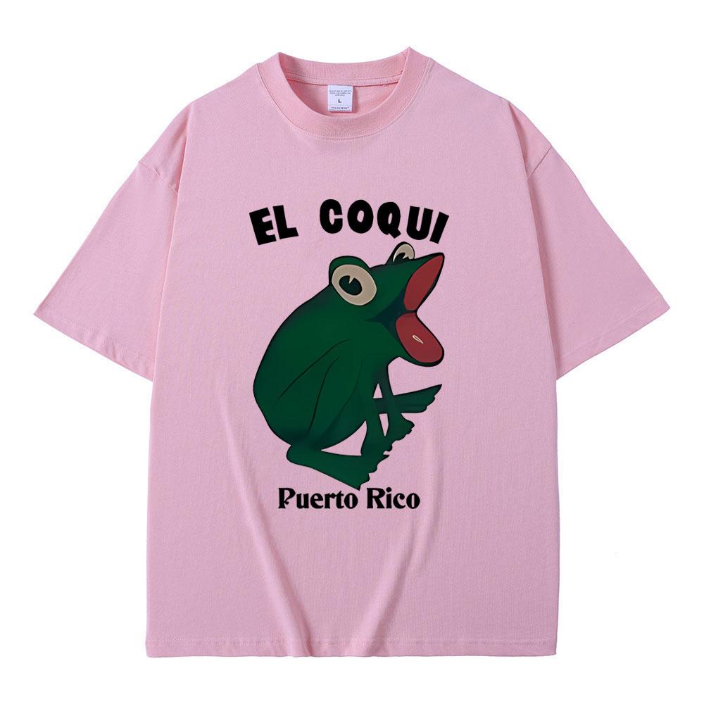 Bad Bunny EL COQUI Rana Stesso Stile Magliette Debi Tirar Mas Fotos Stampa Album Maglietta Uomo Donna Hip Hop Estate Maglietta Oversize
