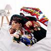 1pc Street Fighter II Auto-Folding Umbrella, 3-Panel Design with 8-Bone Iron Frame, Outdoor for Fans, Travelers, Everyday Use, Perfect Gift for Festiv