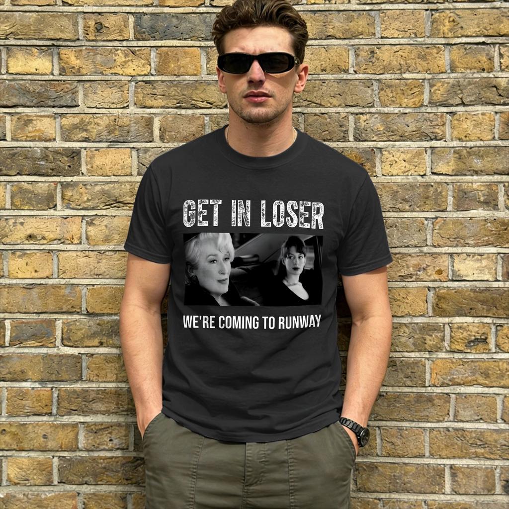 Miranda Priestly T Shirt for Unisex Cotton Unique TShirt Round Collar Everybody Wants to Be Us Tees Short Sleeve Tops Printing