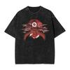 Hot Game Peripherals Bloodborne Darks Souls Graphic Print TShirt Streetwear Vintage Washed Cotton Top Oversized Summer New Tees
