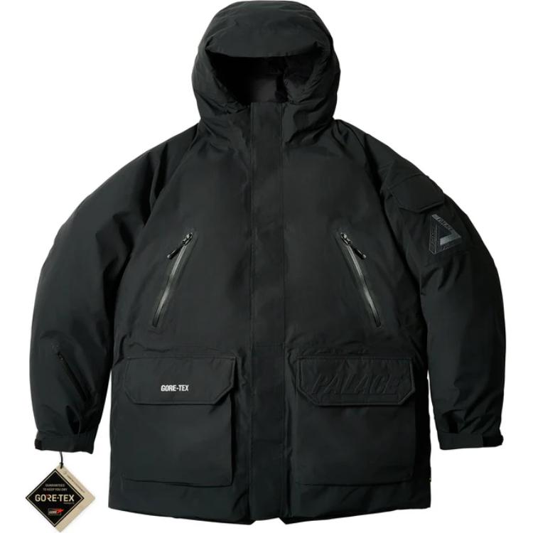 Palace GORE-TEX Cargo Down Parka Black Unisex Outerwear P27JK104