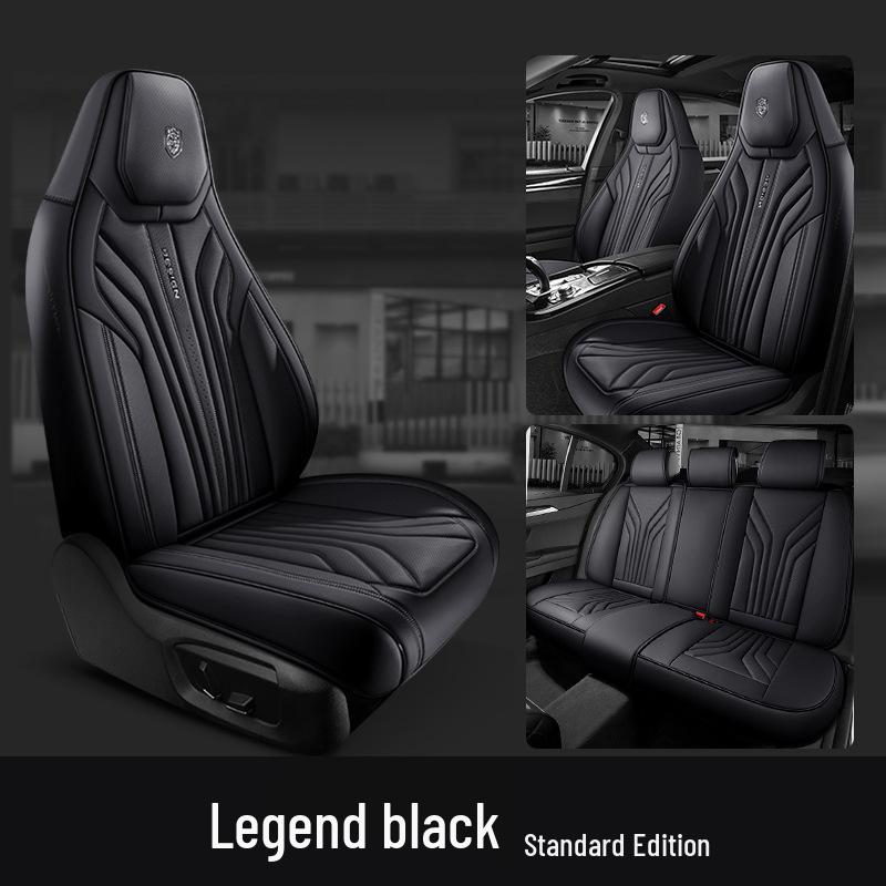 Leather Headrest Car Seat Cushion for BYD Dolphin, Song, Qin Plus DMi Pro EV - Universal Fit