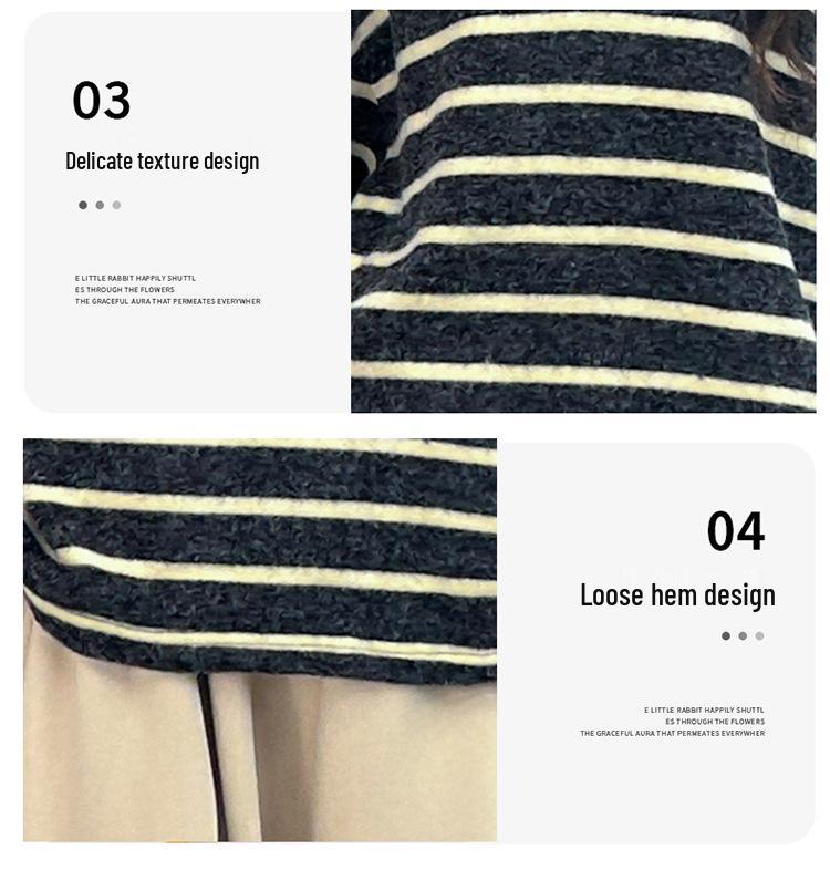 2025 Flickors Randiga Manchesterskorta - Långärmad Vår & Höst Vardagstopp för Barn