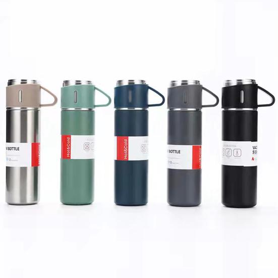 500ml Vacuum Cup Easy To Carry Leak-Proof Stainless Steel Practical Double-Layer Coffee for Gift
